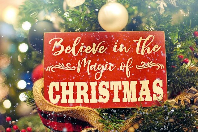 Christmas Saying Believe Magic